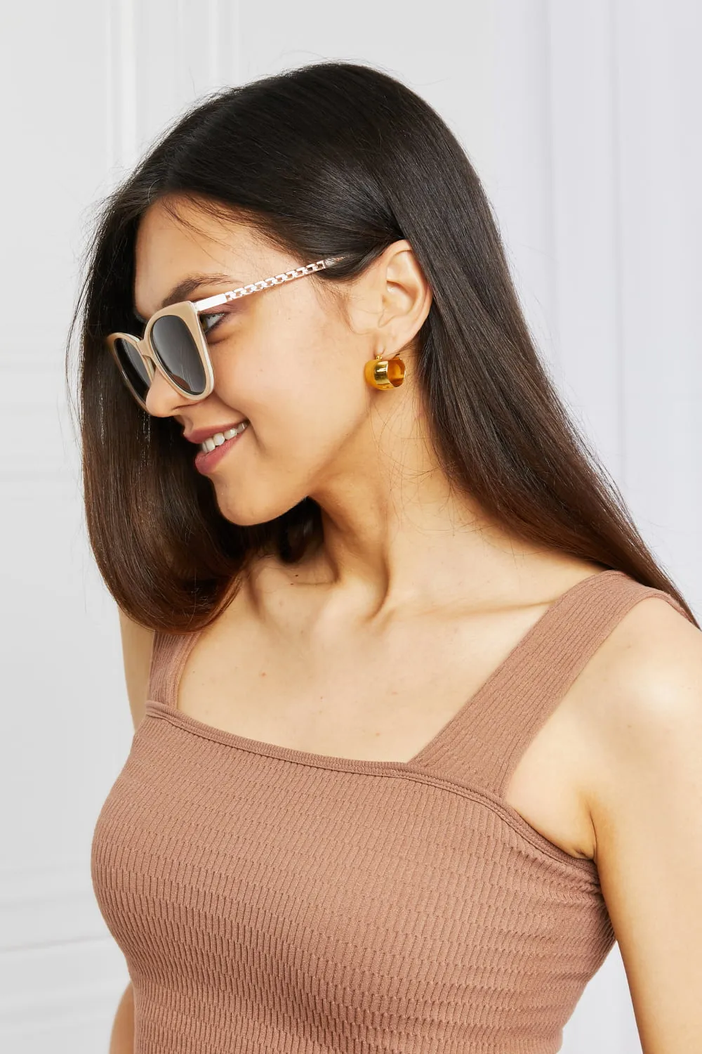 Cat-Eye Acetate Frame Sunglasses, image 5