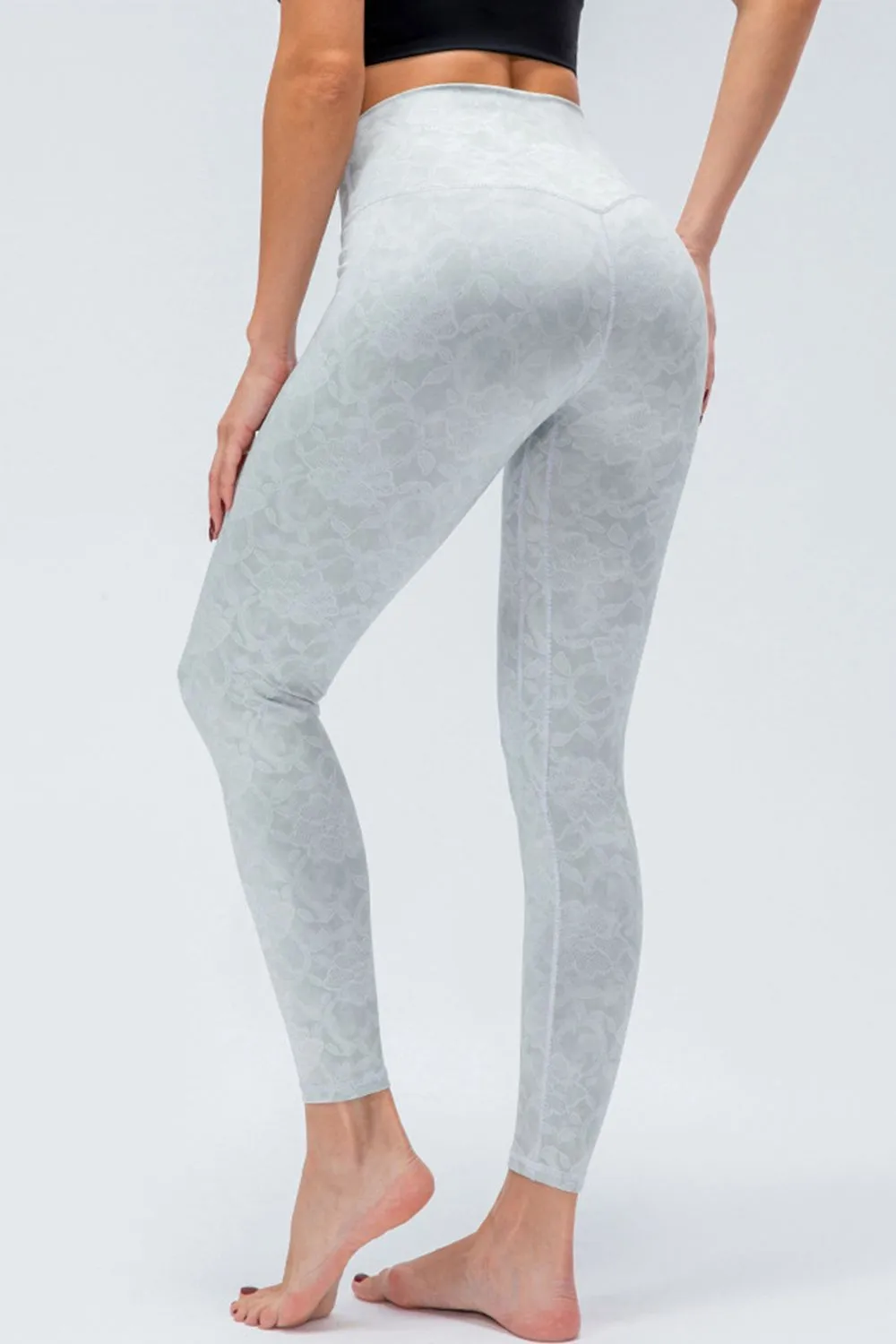 Wide Waistband Slim Fit Active Leggings, image 16