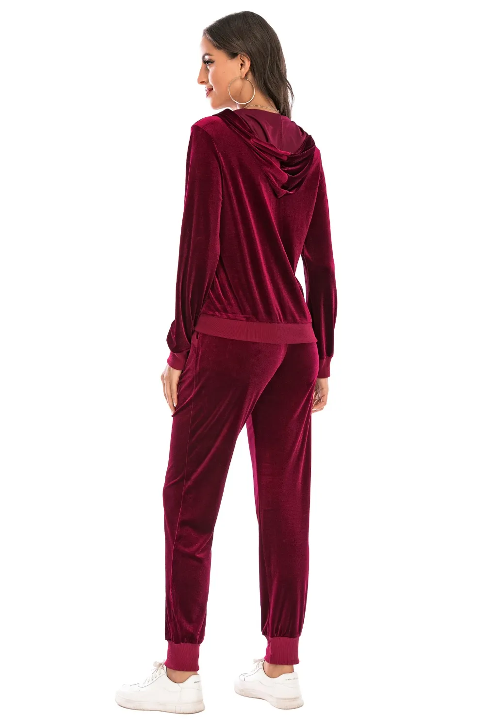 Zip-Up Hooded Jacket and Pants Set, image 16