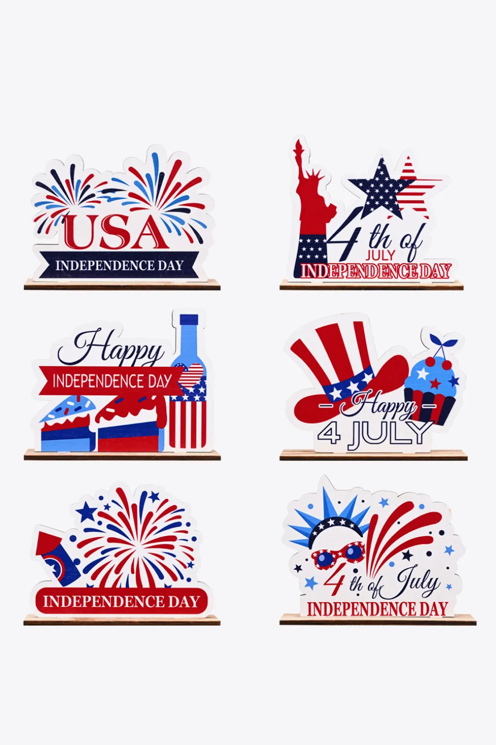 Independence Day Plywood Decor Ornament, image 11