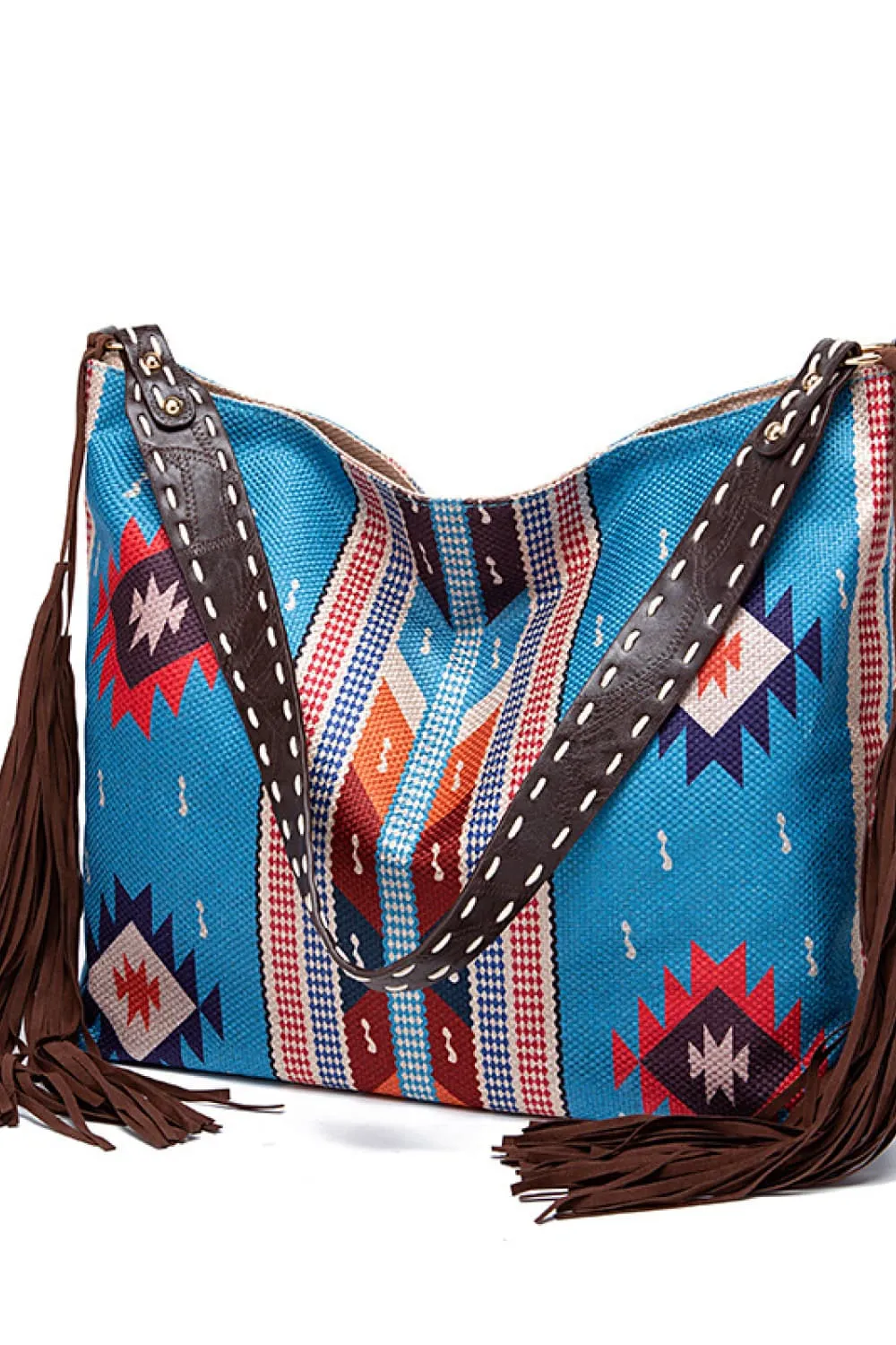 Geometric Canvas Tote Bag, image 7