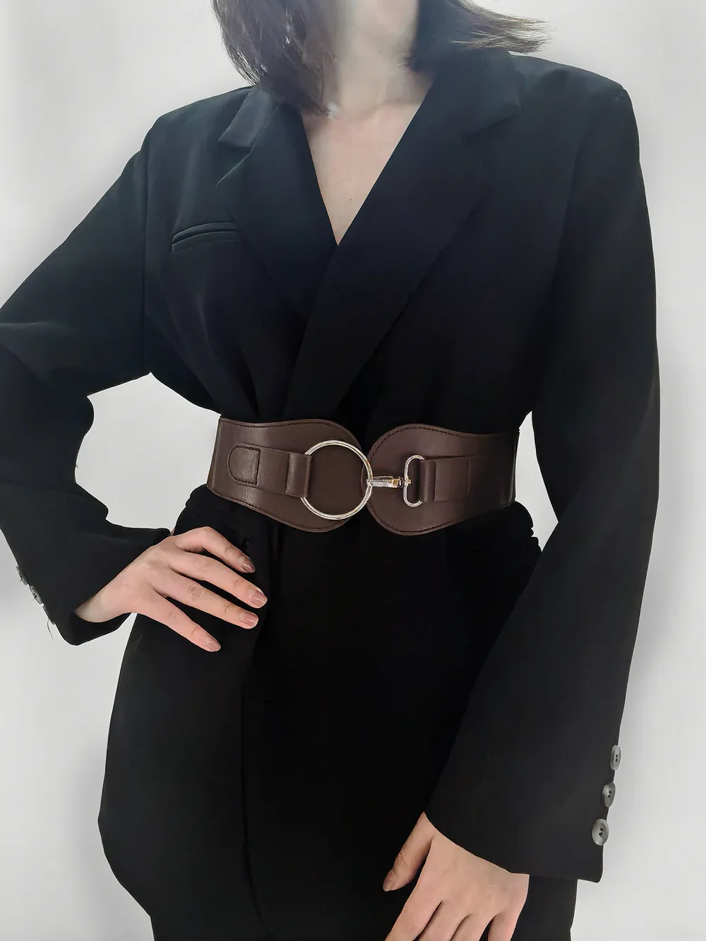 PU Elastic Wide Belt, image 23