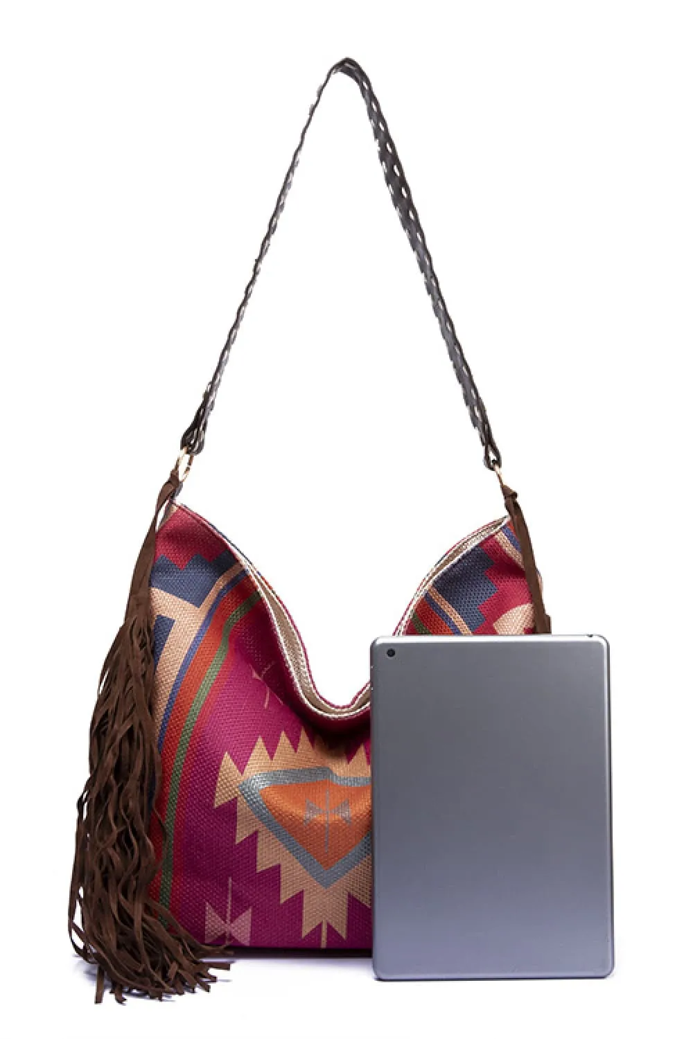 Geometric Canvas Tote Bag, image 20