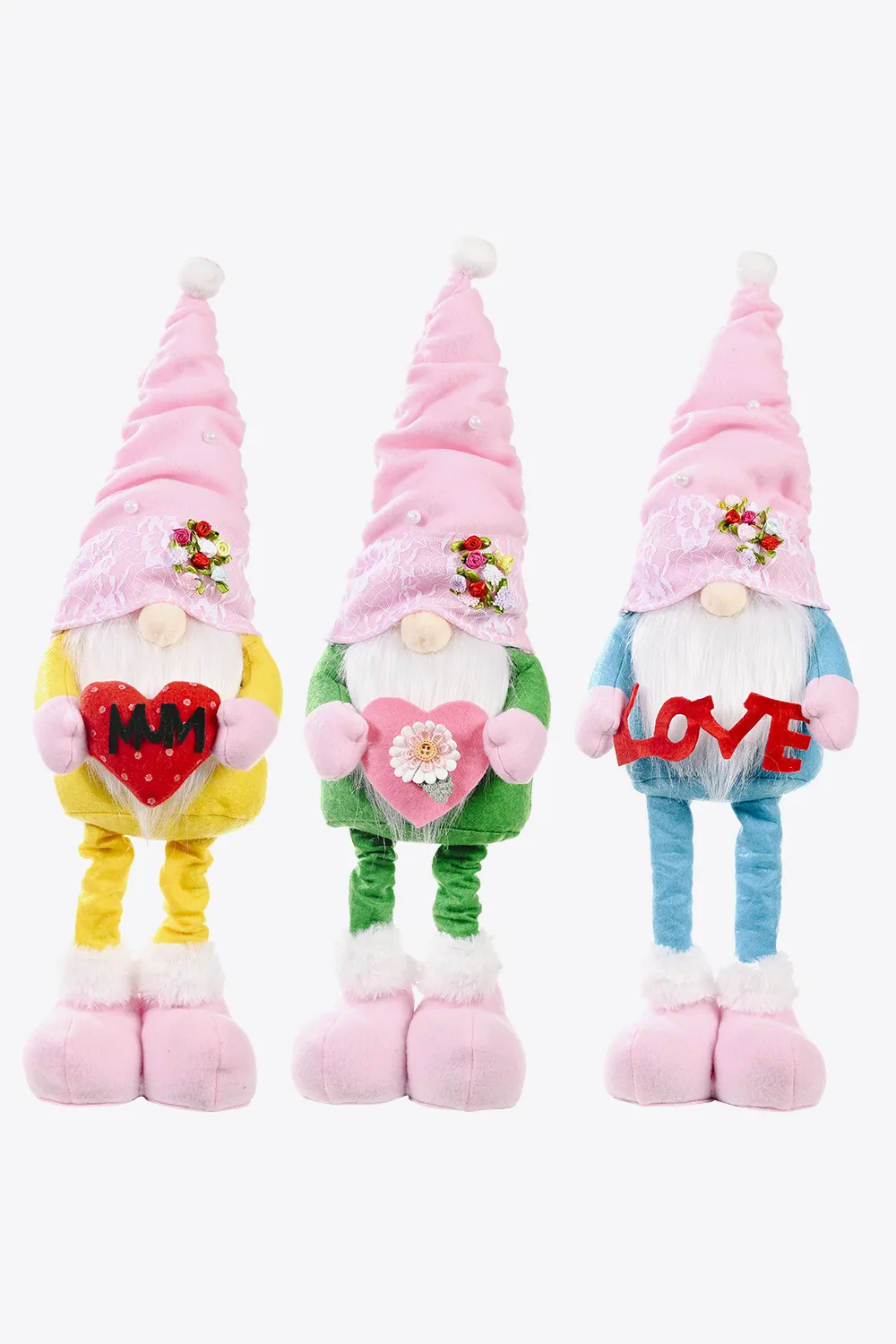 Mother's Day Pearl Decor Faceless Gnome, image 5