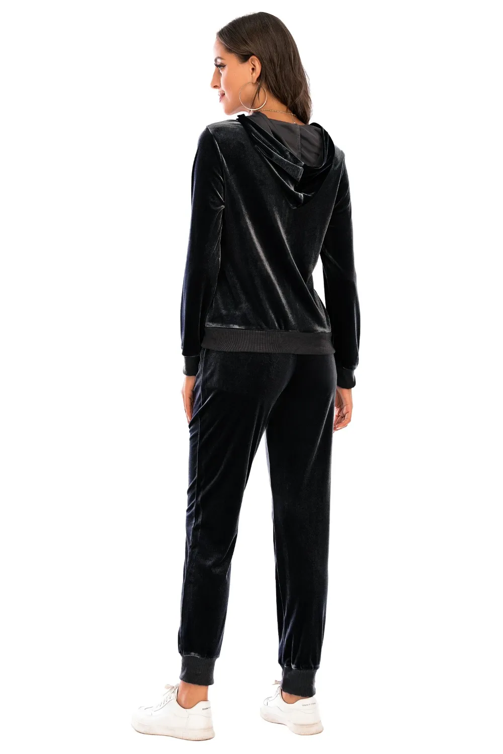 Zip-Up Hooded Jacket and Pants Set, image 12