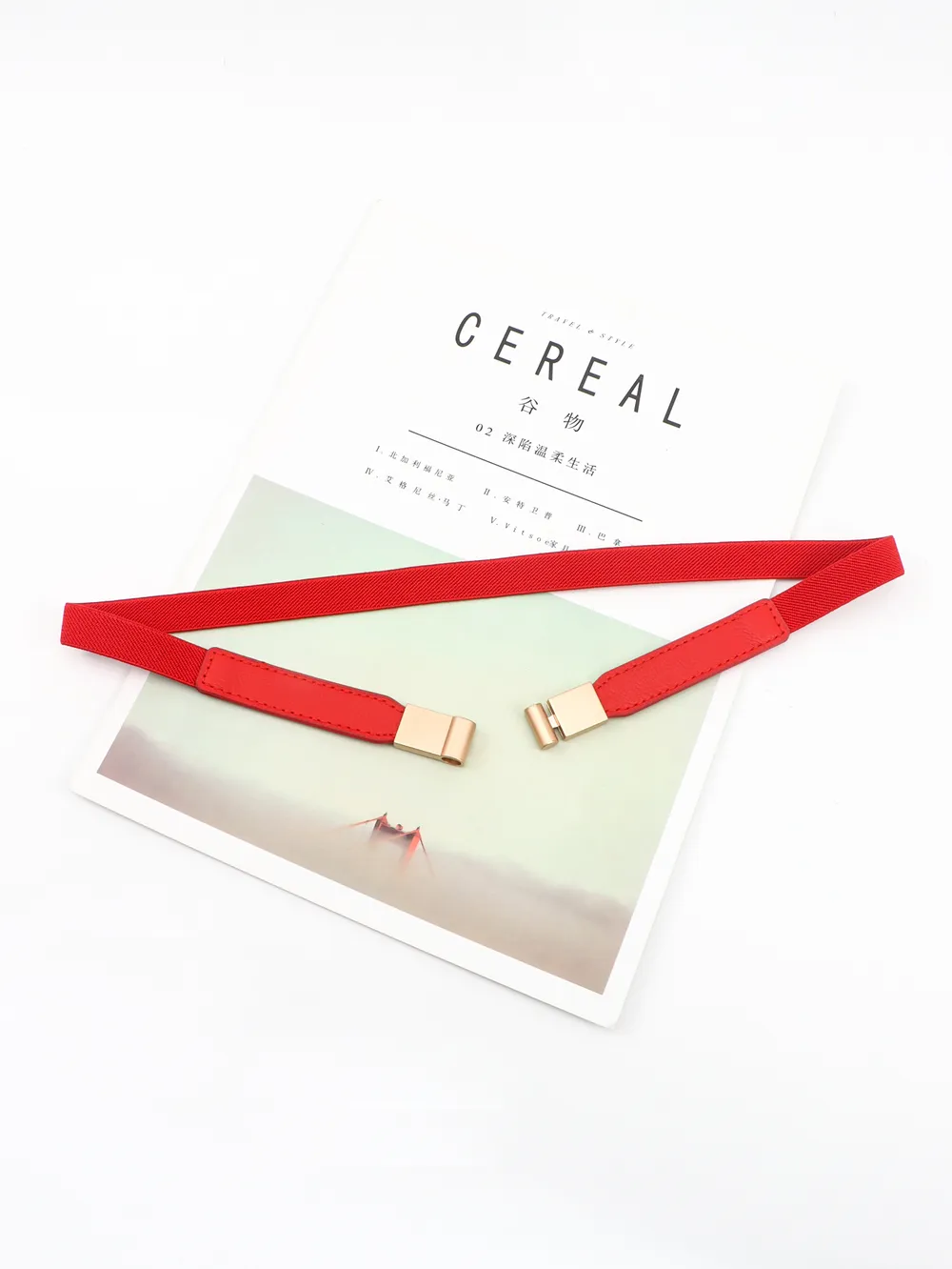 PU Elastic Skinny Belt, image 12