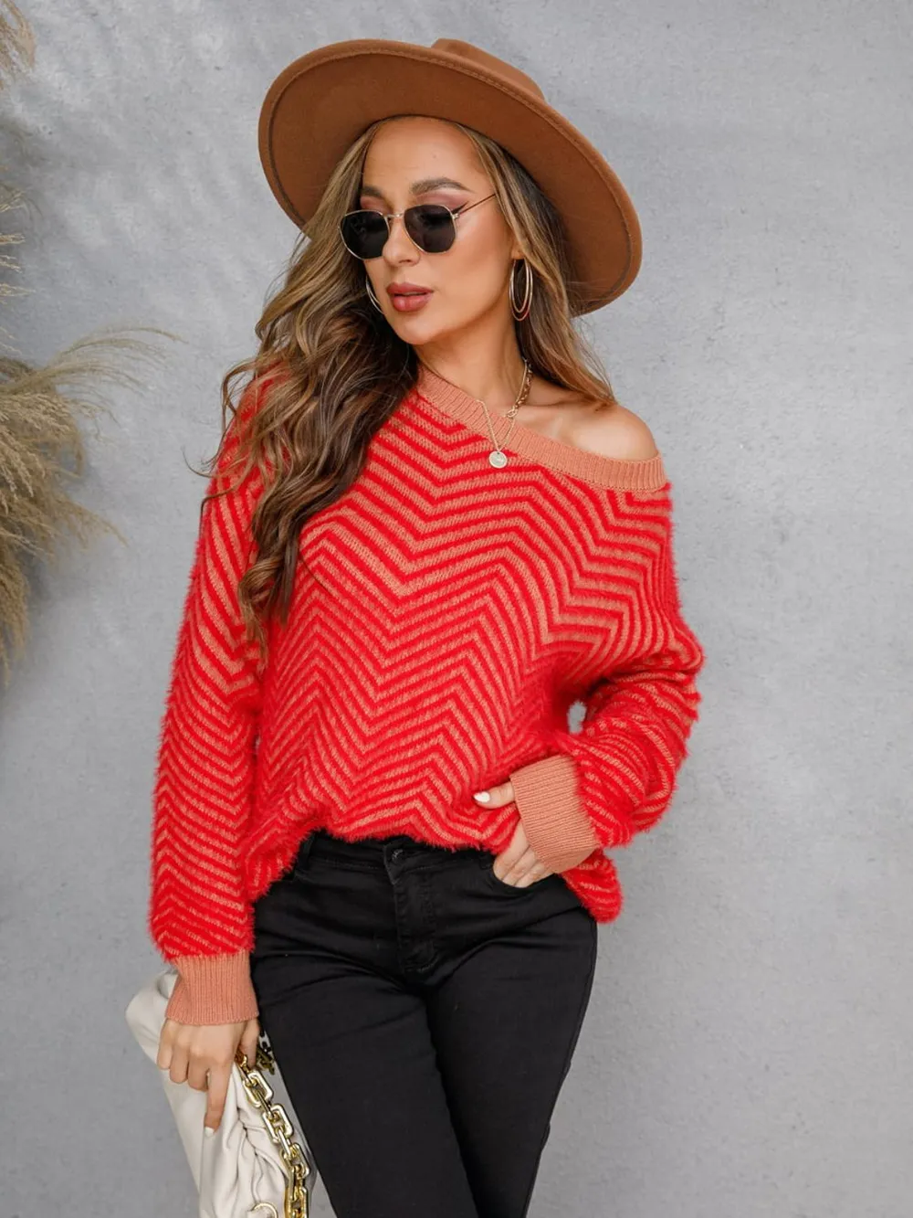 Round Neck Long Sleeve Sweater, image 8