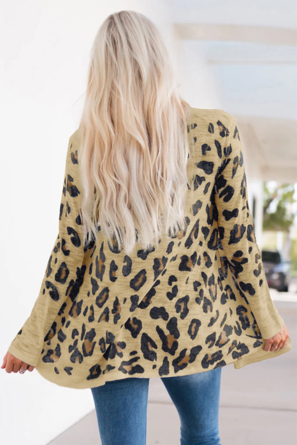 Printed Long Sleeve Cardigan, image 7