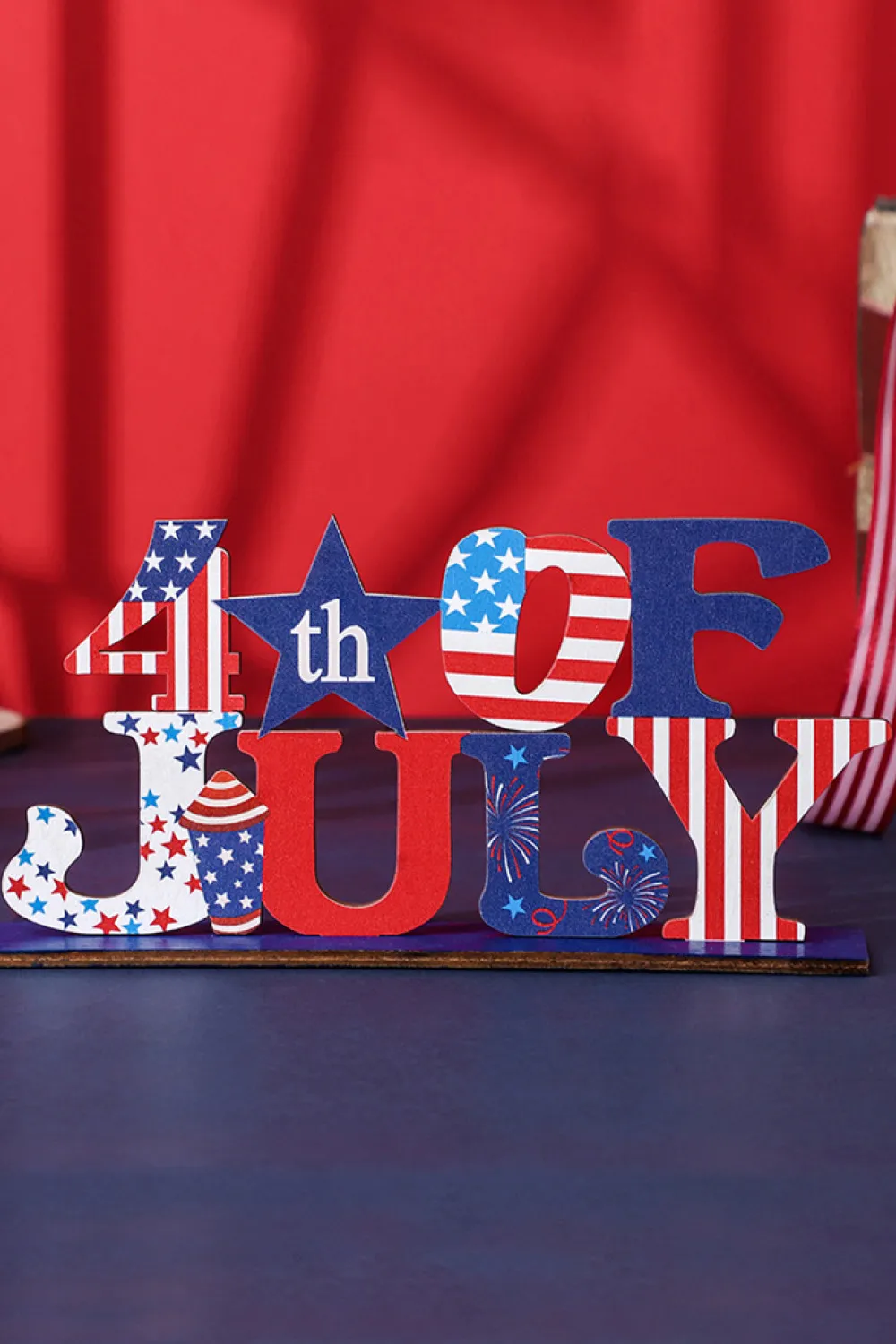 Independence Day Wood Decorative Ornament, image 4