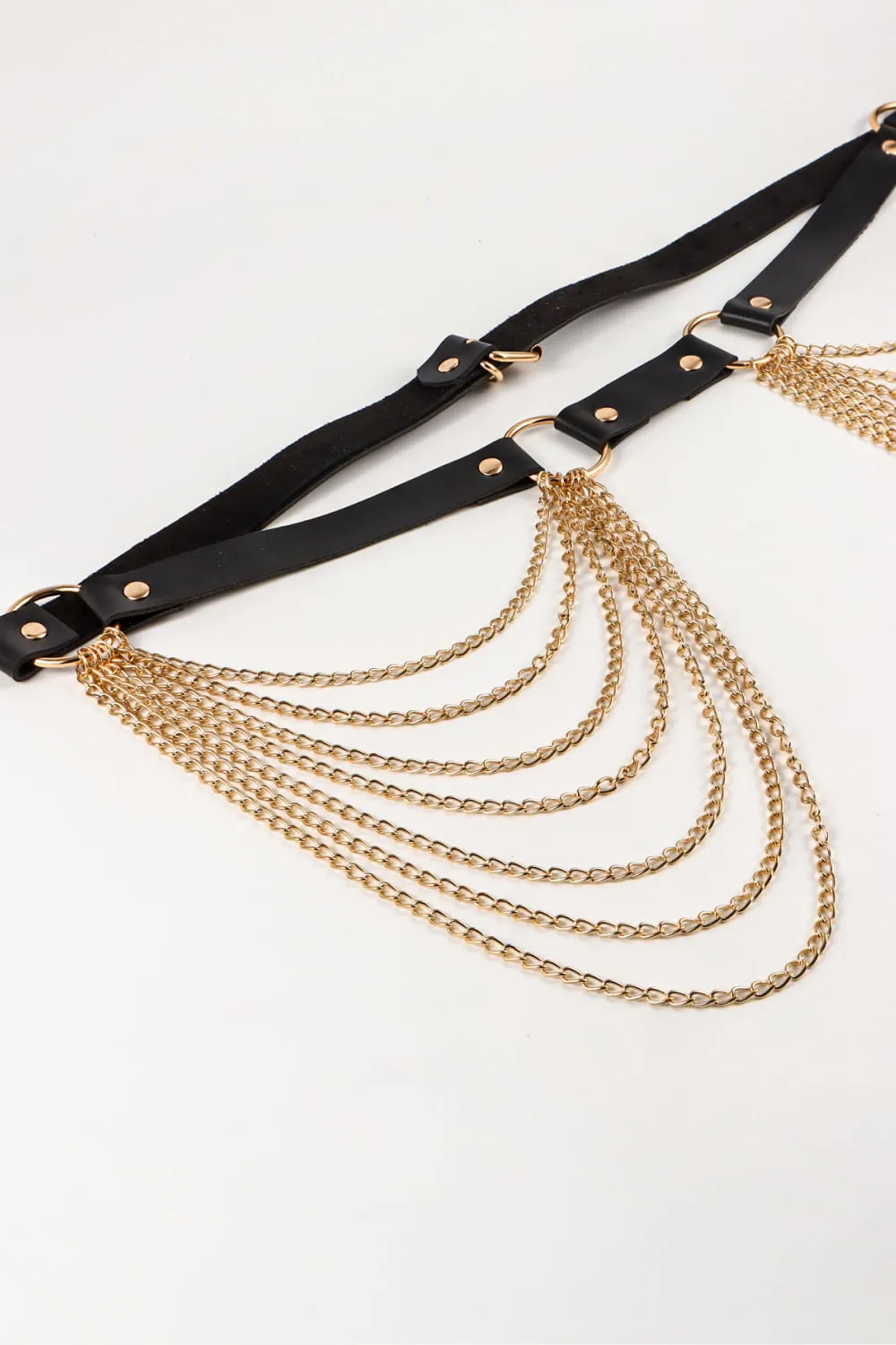 PU Belt with Chain, image 13