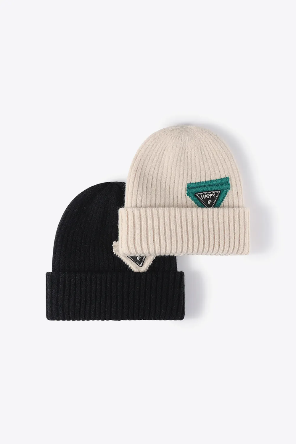 HAPPY Contrast Beanie, image 31
