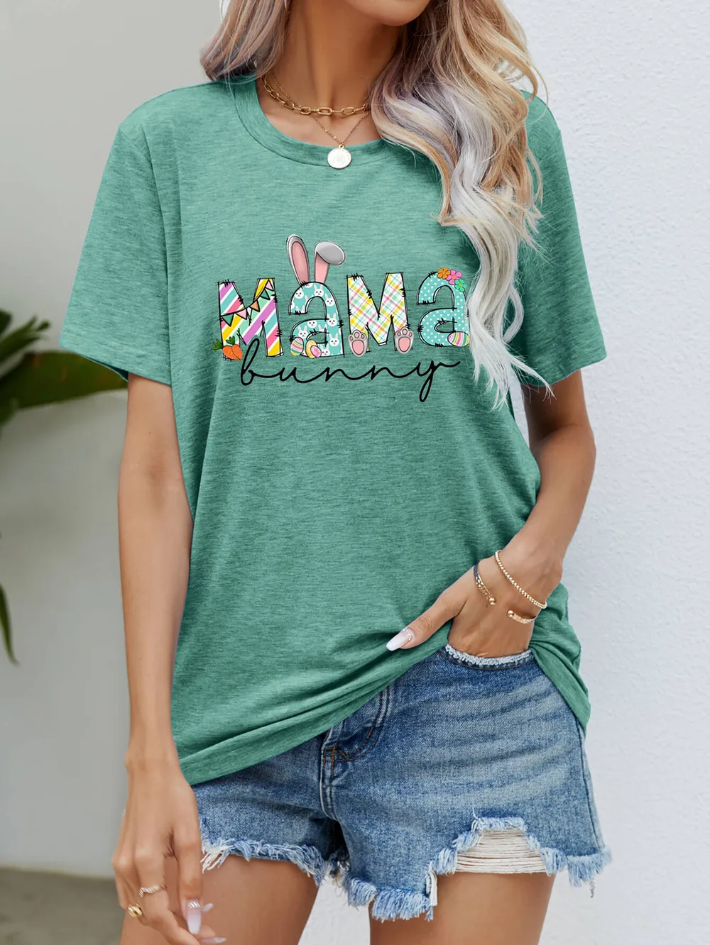 MAMA BUNNY Easter Graphic Tee, image 19