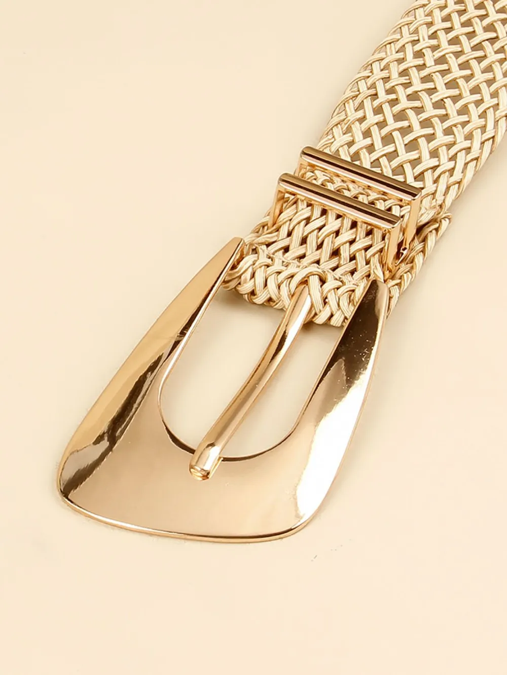 Irregular Buckle Braid Belt, image 19