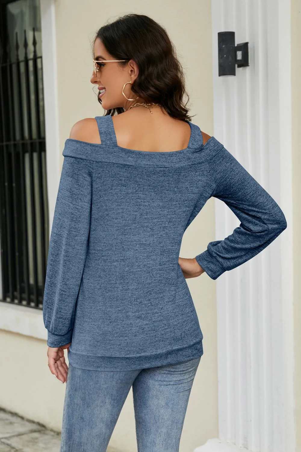 Cutout Cold-Shoulder Top, image 6