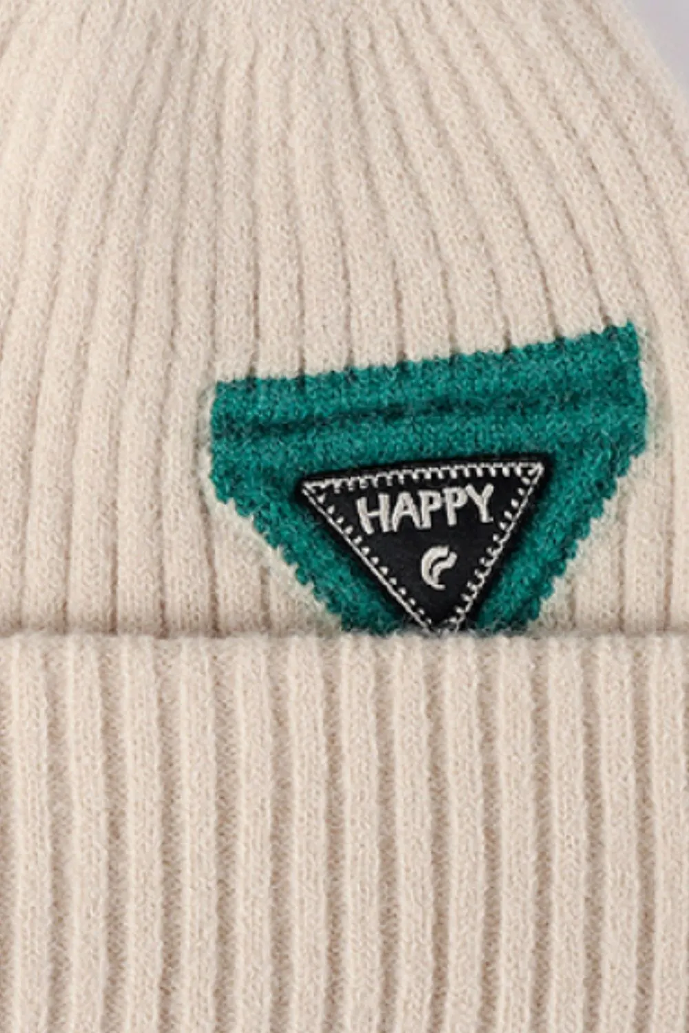 HAPPY Contrast Beanie, image 7