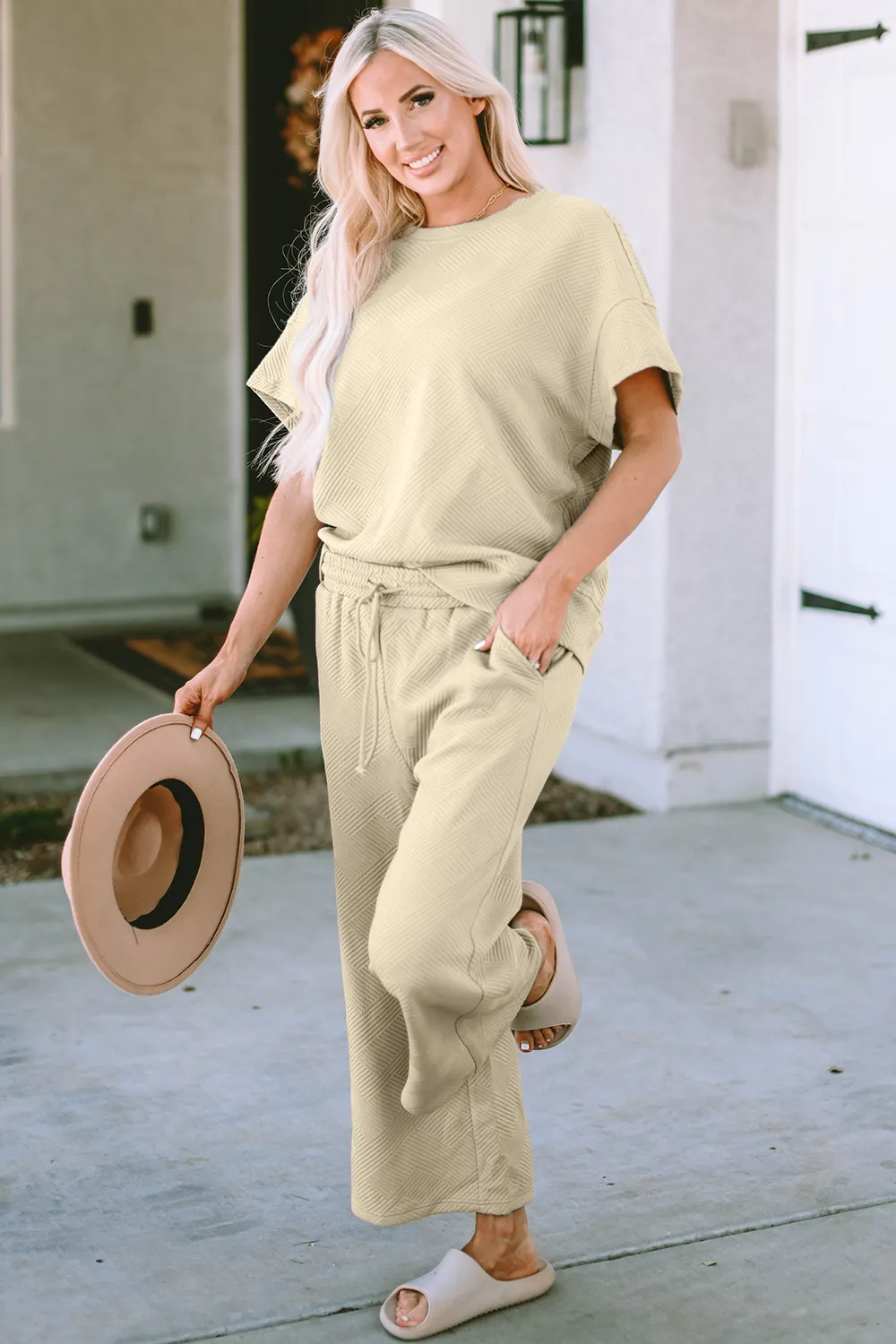 Short Sleeve Top and Pants Set, image 34