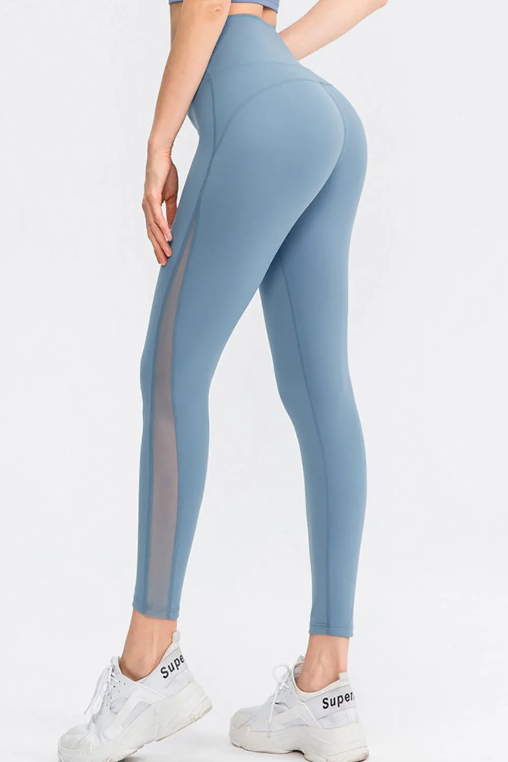 Wide Waistband Slim Fit Long Sports Pants, image 13