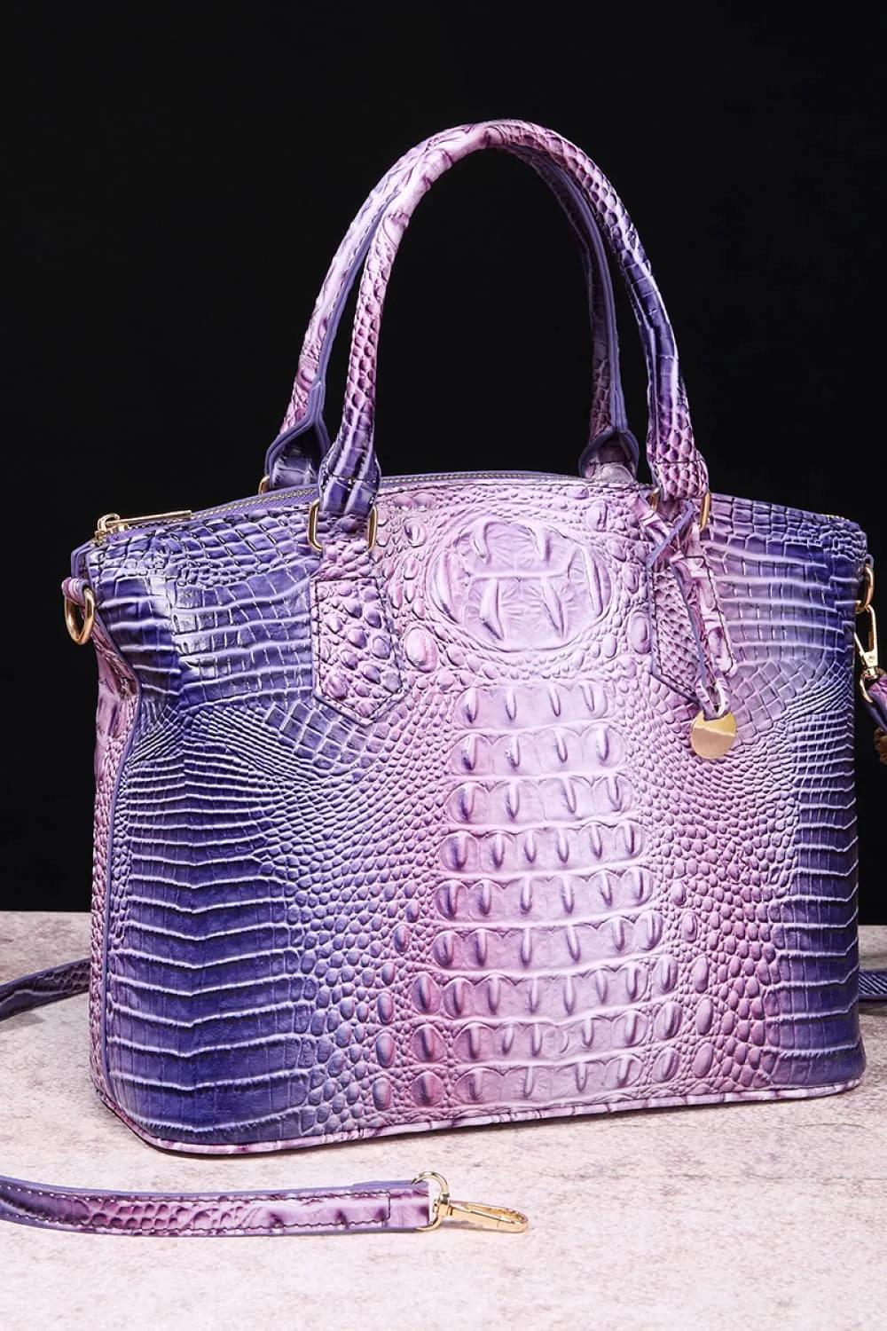 Gradient PU Leather Handbag, image 14
