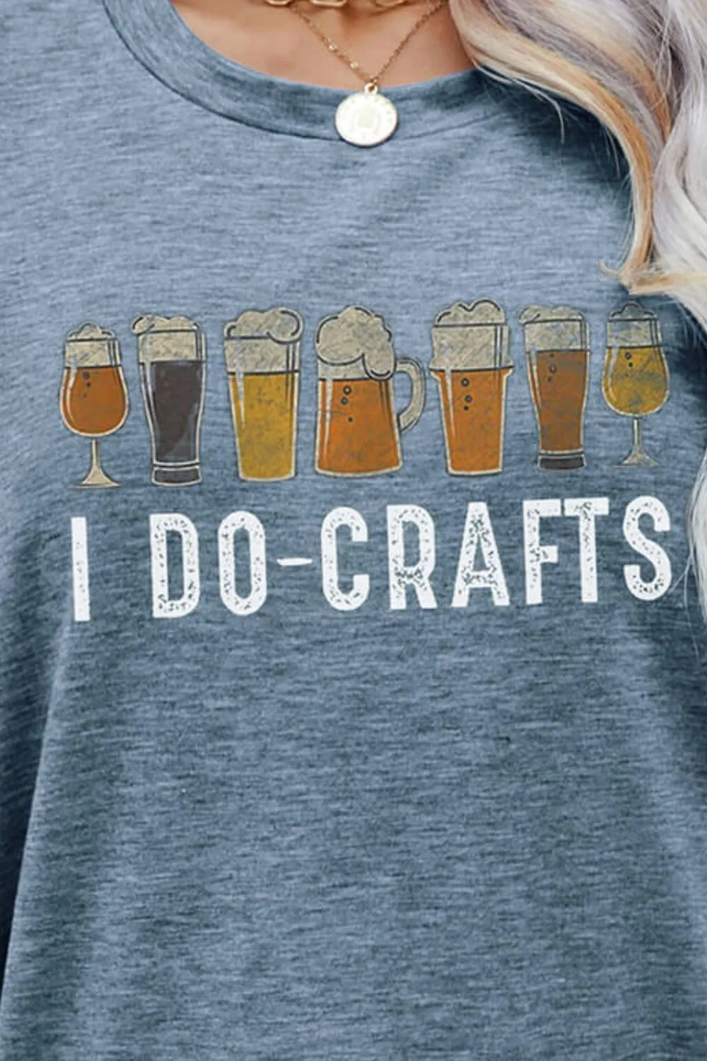 I DO CRAFTS Round Neck T-Shirt, image 9