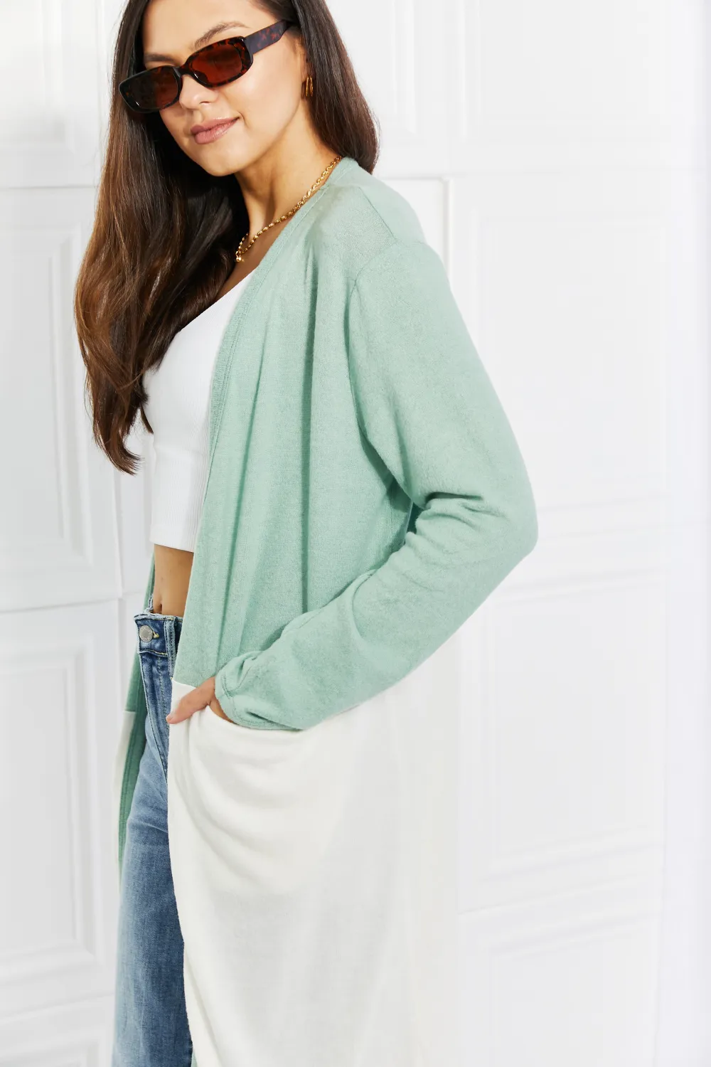Until You Came Color Block Duster Cardigan, image 6