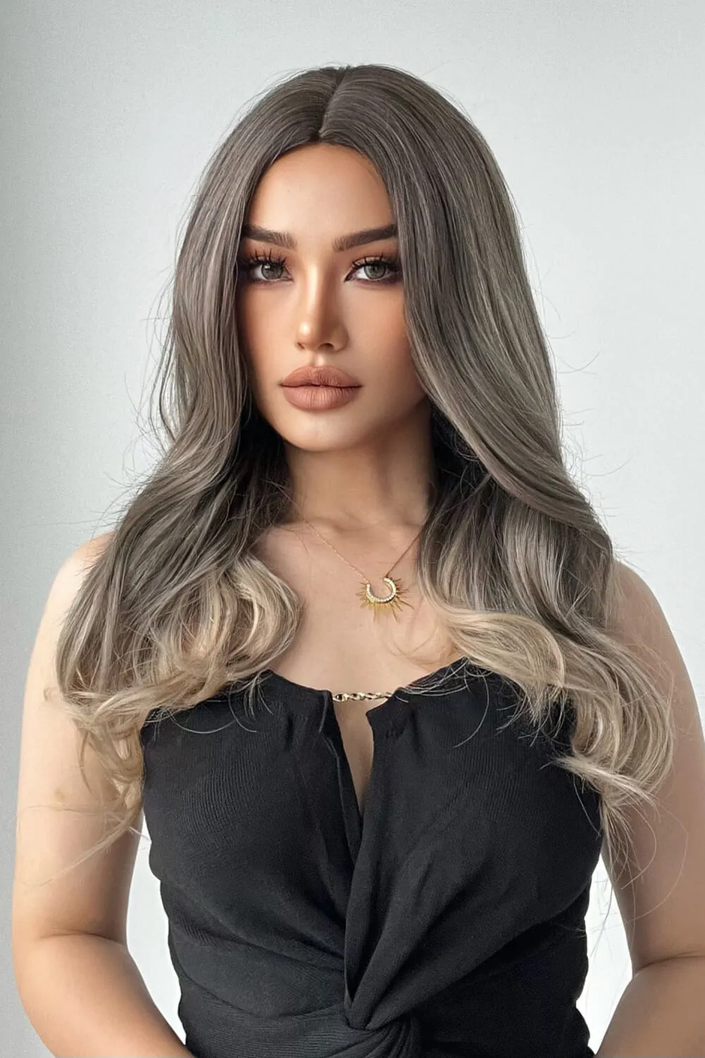13*1" Full-Machine Wigs Synthetic Long Straight 24", image 7