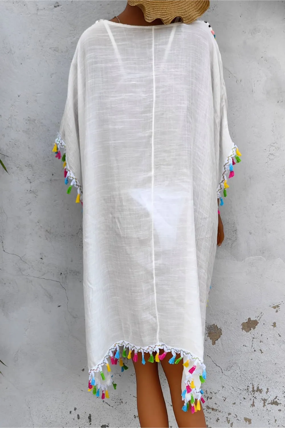 Tassel Detail Embroidery Dress, image 9