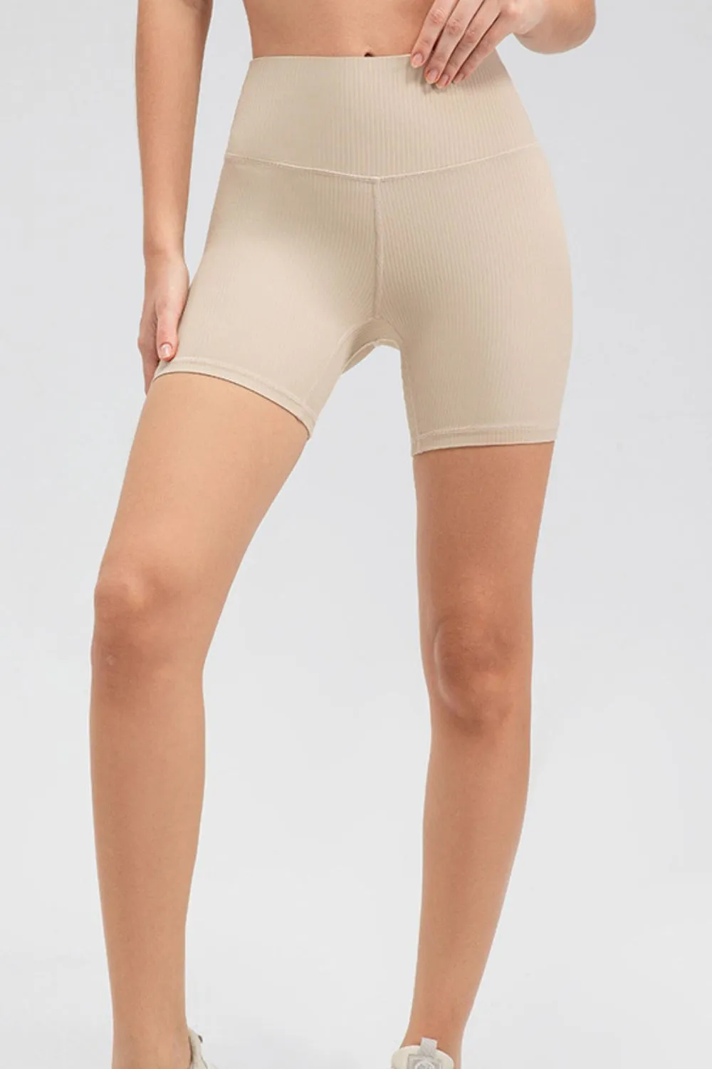 Wide Waistband Slim Fit Sports Shorts, image 8