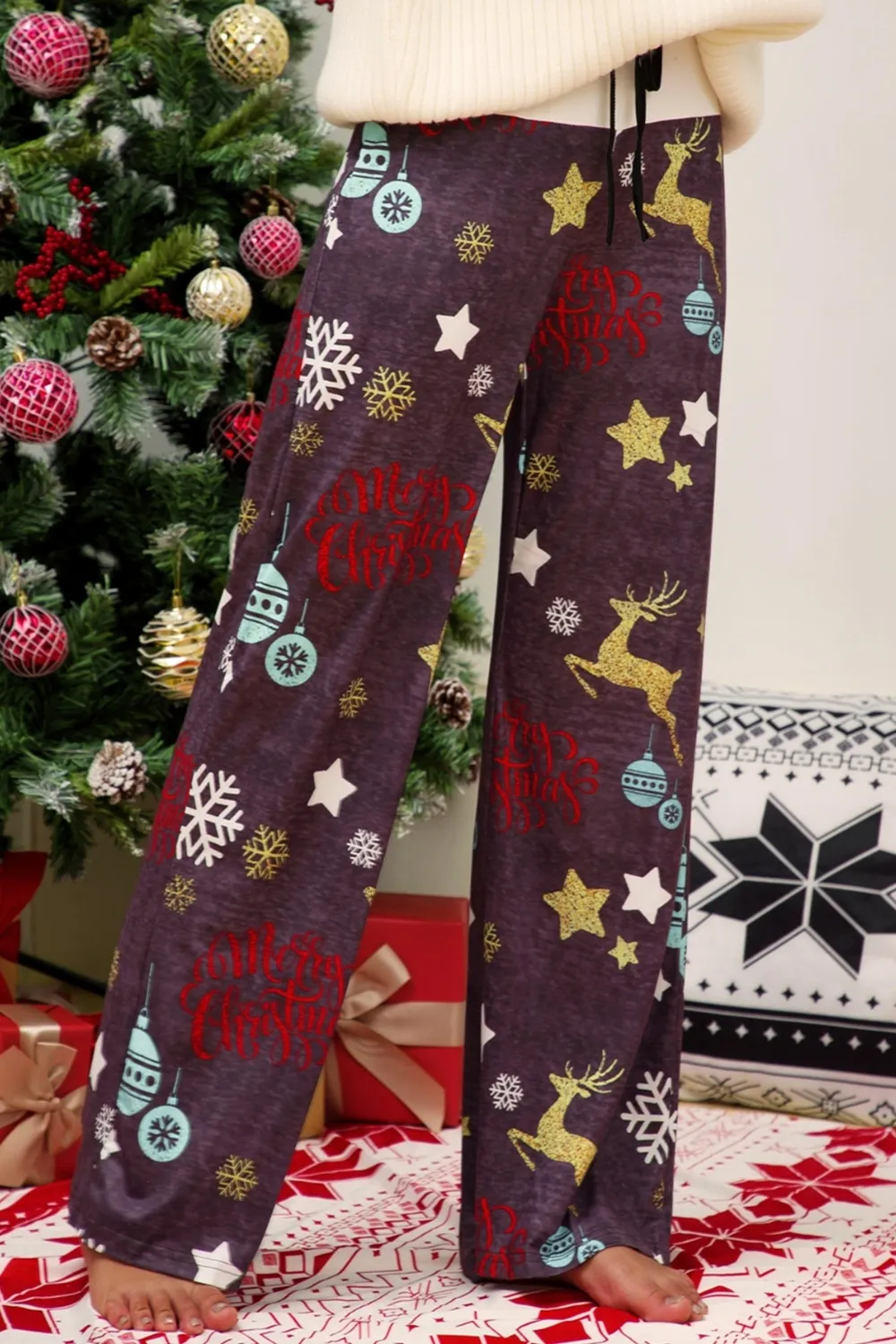 Christmas Straight Leg Pants, image 17