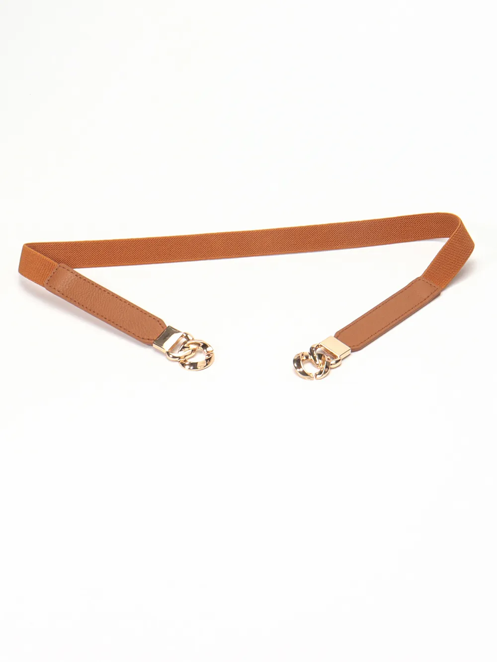 Zinc Alloy Buckle Elastic PU Belt, image 33