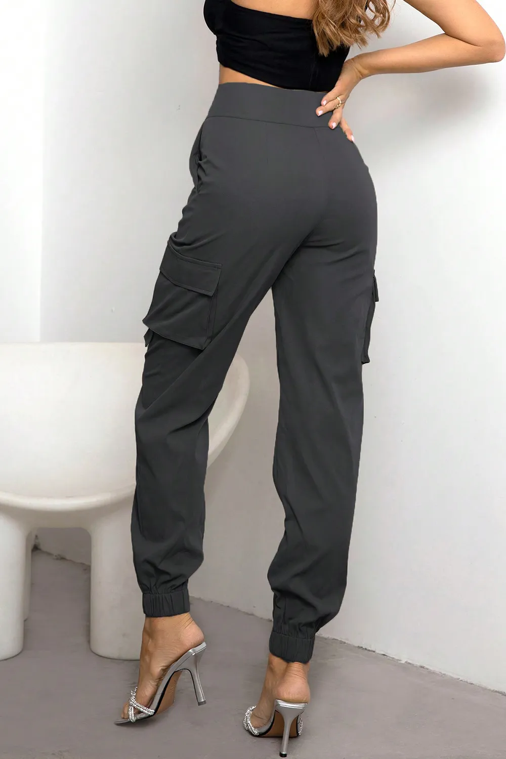High Waist Cargo Pants, image 10