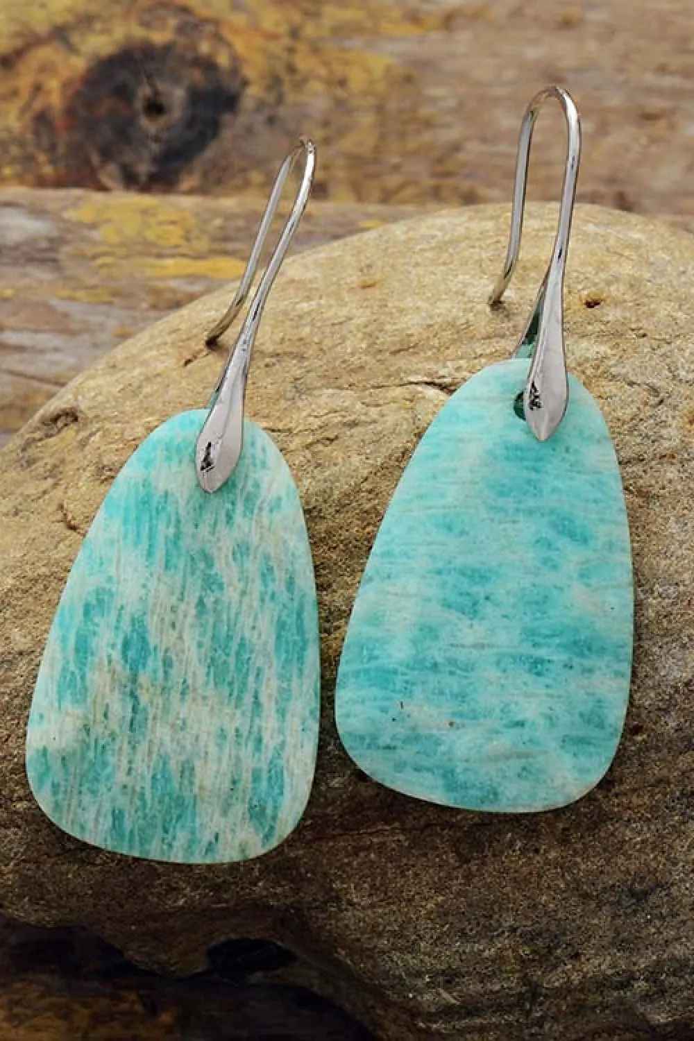 Natural Stone Dangle Earrings, image 3