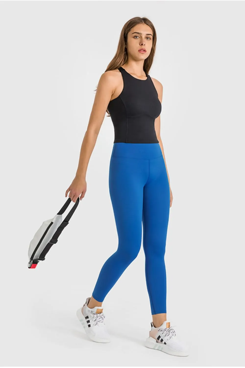 High Waist Ankle-Length Yoga Leggings, image 20