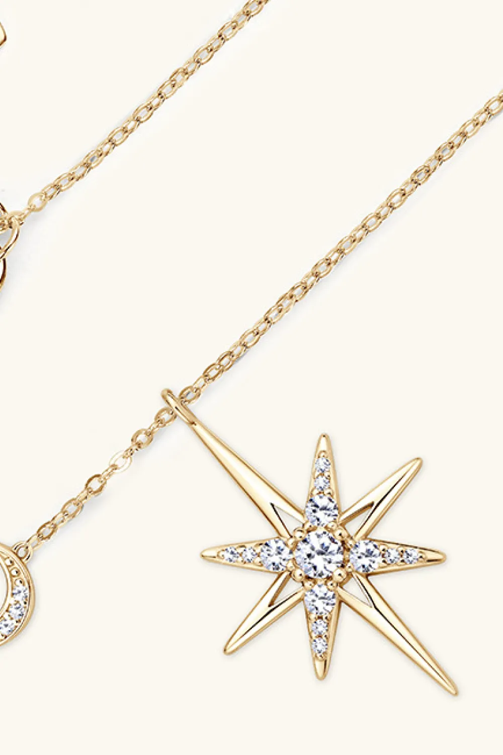 Moissanite 925 Sterling Silver Necklace, image 3