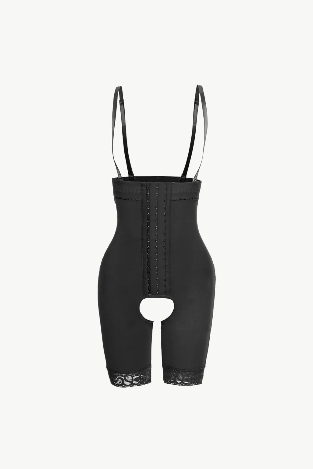 Full Size Hook-and-Eye Lace Trim Shaping Bodysuit, image 13