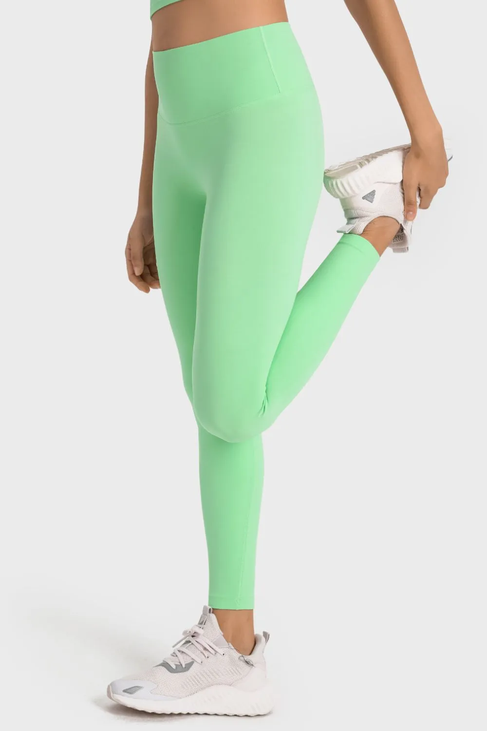 High-Rise Wide Waistband Yoga Leggings, image 17