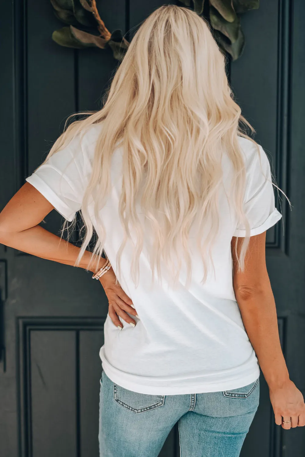 American HONEY Cuffed Tee, image 3