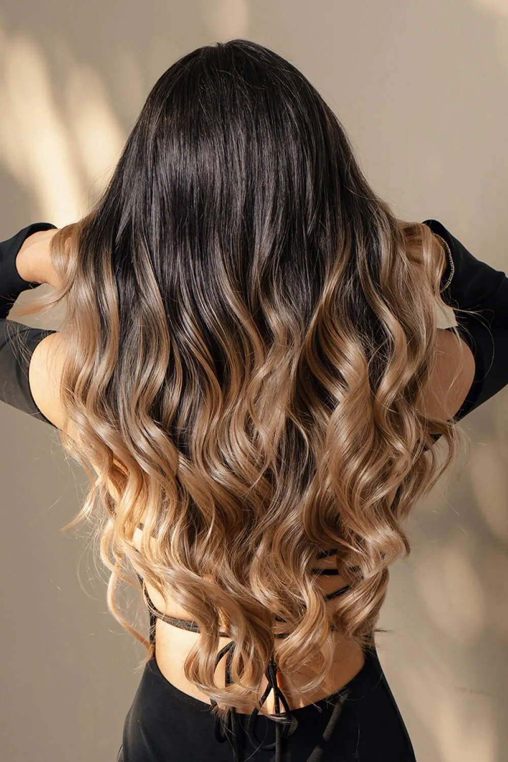 13*2" Lace Front Wigs Synthetic Long Wave 26" 150% Density, image 2