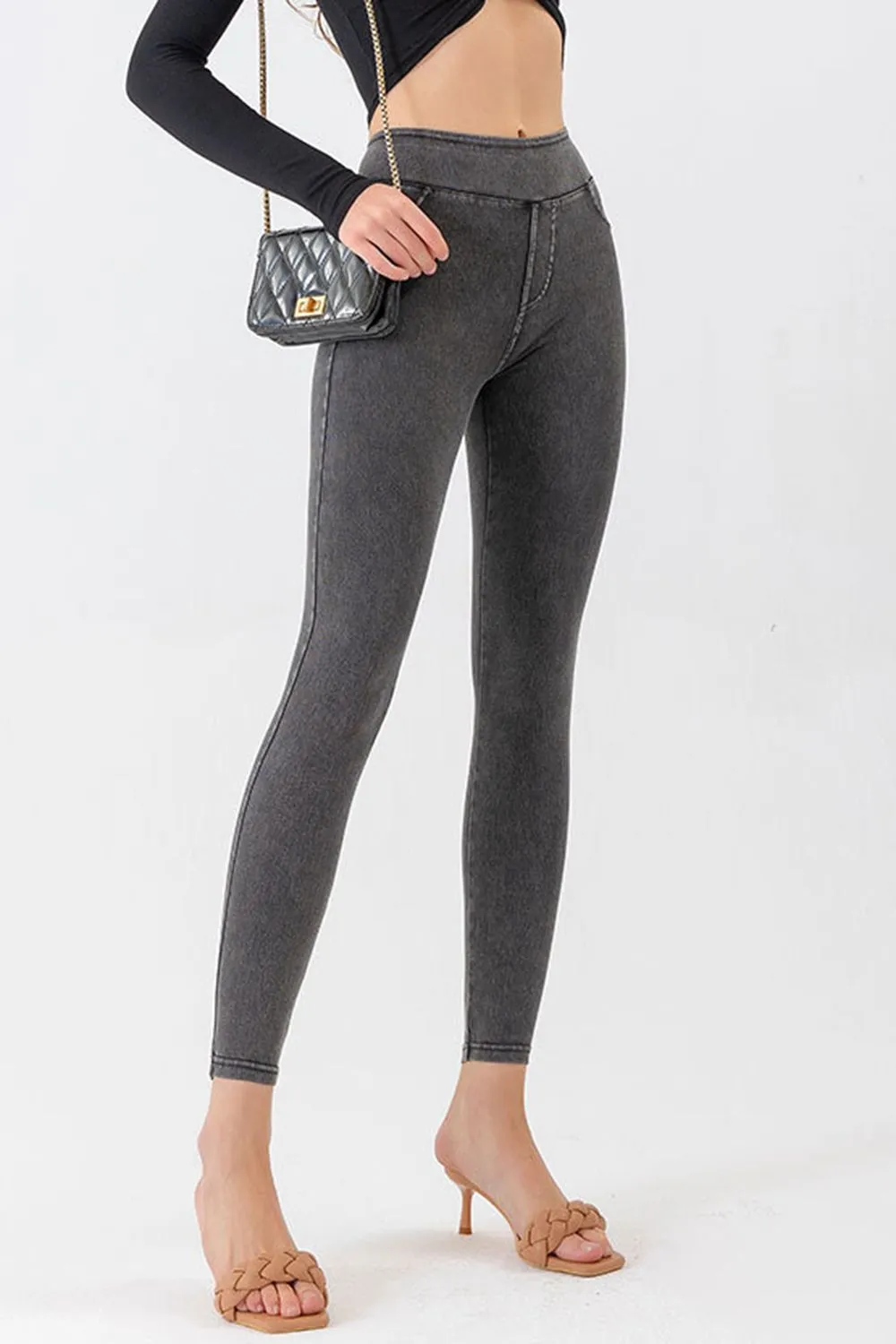 High Waist Skinny Jeans, image 7