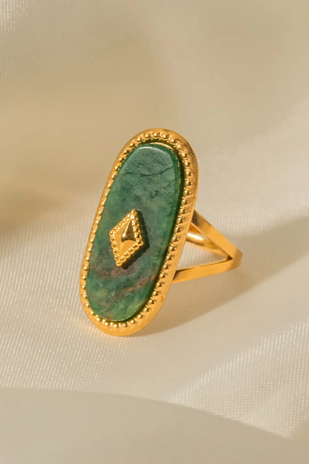 Natural Stone Copper Ring, image 8
