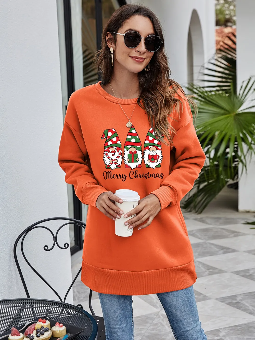 MERRY CHRISTMAS Graphic Sweatshirt, image 2