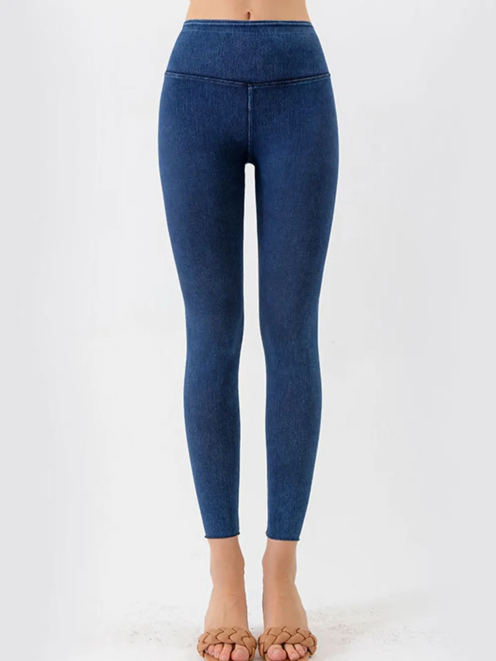 Wide Waistband Cropped Jeans, image 4