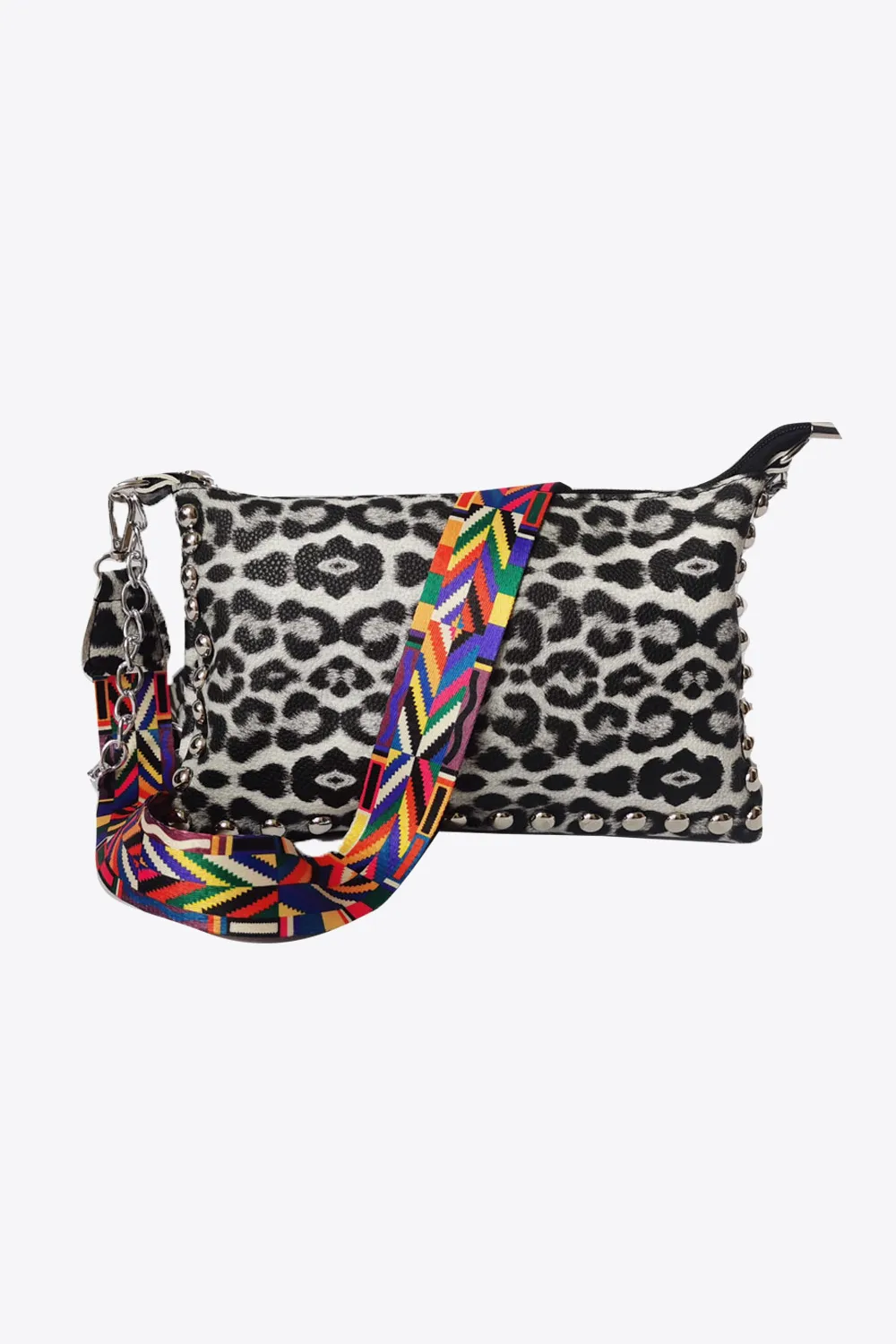 PU Leather Studded Shoulder Bag, image 18