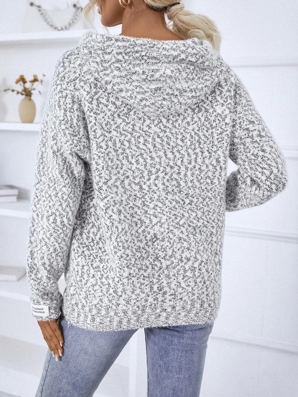 Zip-Up Hooded Sweater, image 15