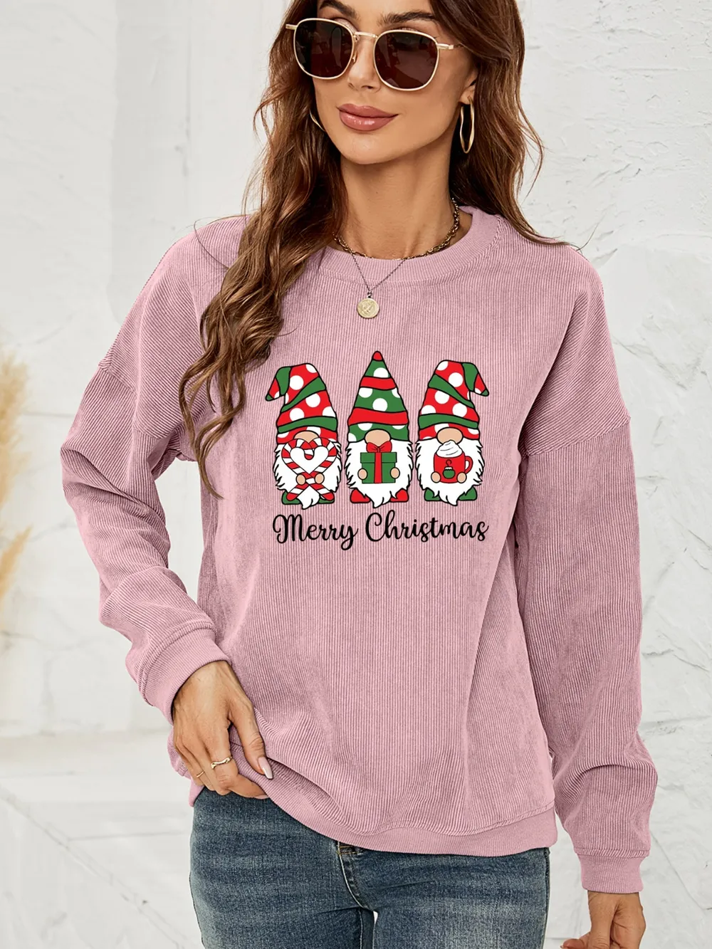 MERRY CHRISTMAS Graphic Sweatshirt, image 2