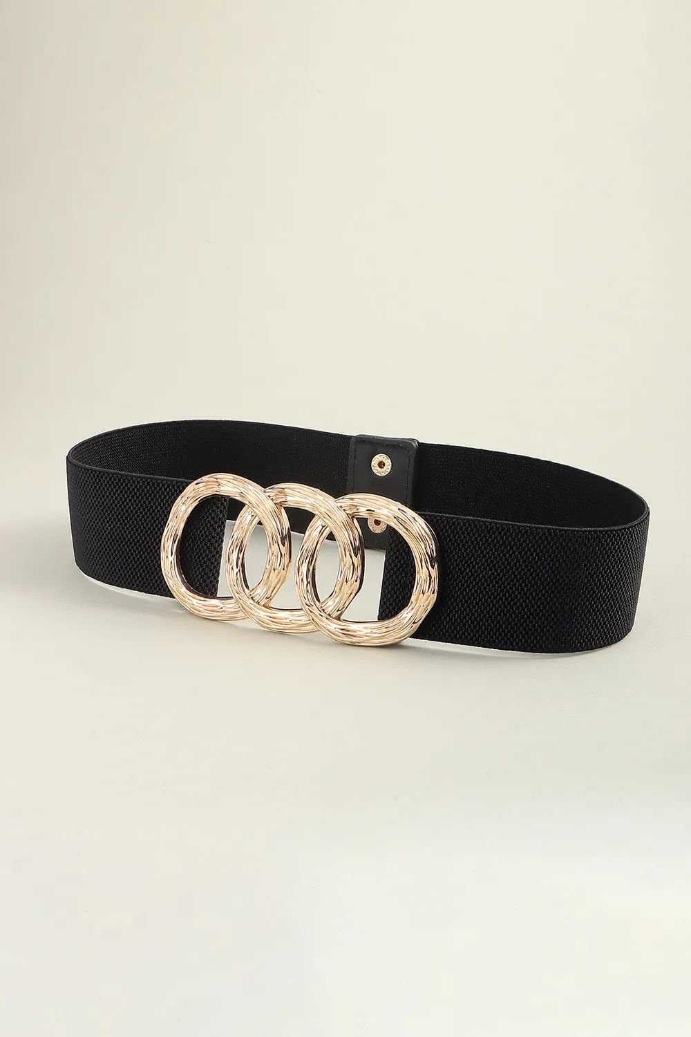 Zinc Alloy Buckle Elastic Wide Belt, image 3