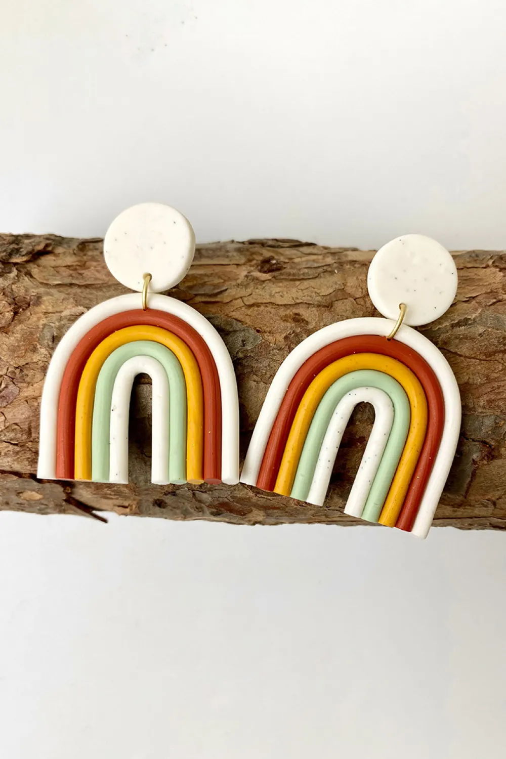 Rainbow Shape Dangle Earrings, image 3