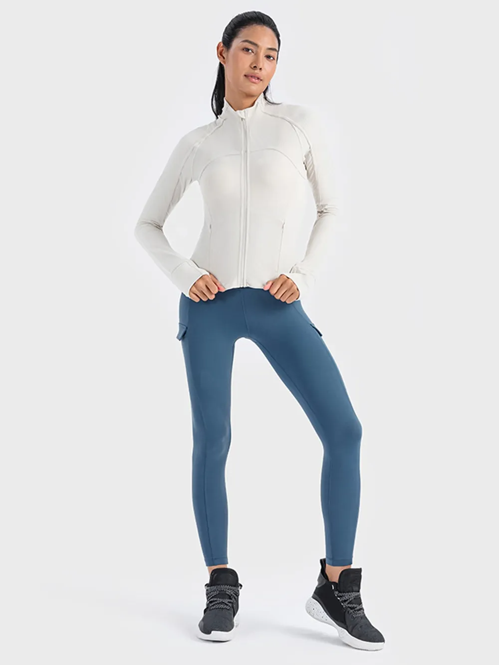 Zip-Up Long Sleeve Sports Jacket, image 15