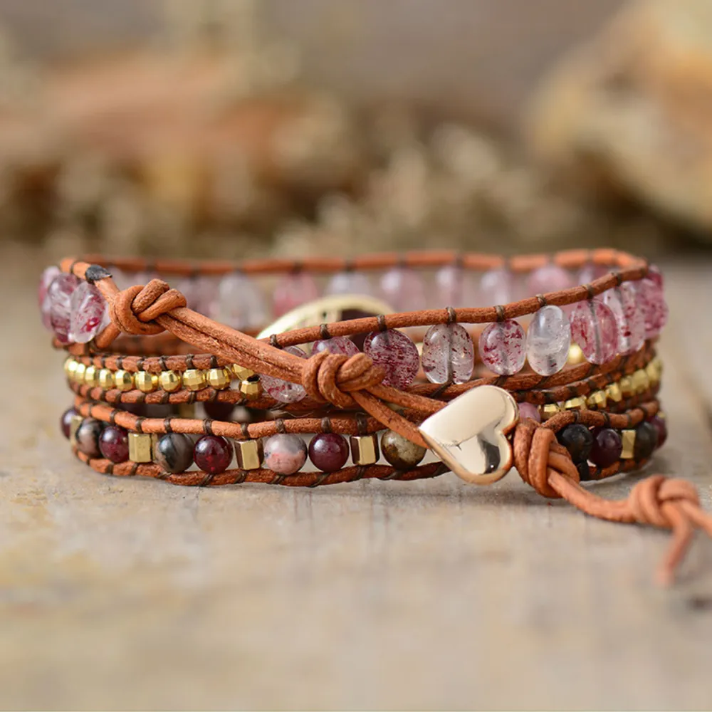 Natural Stone Layered Bracelet, image 3