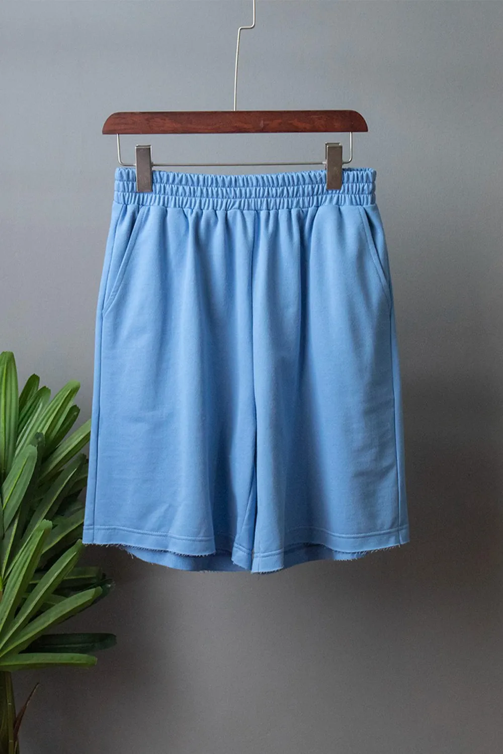 Round Neck Long Sleeve Top and Shorts Set, image 12