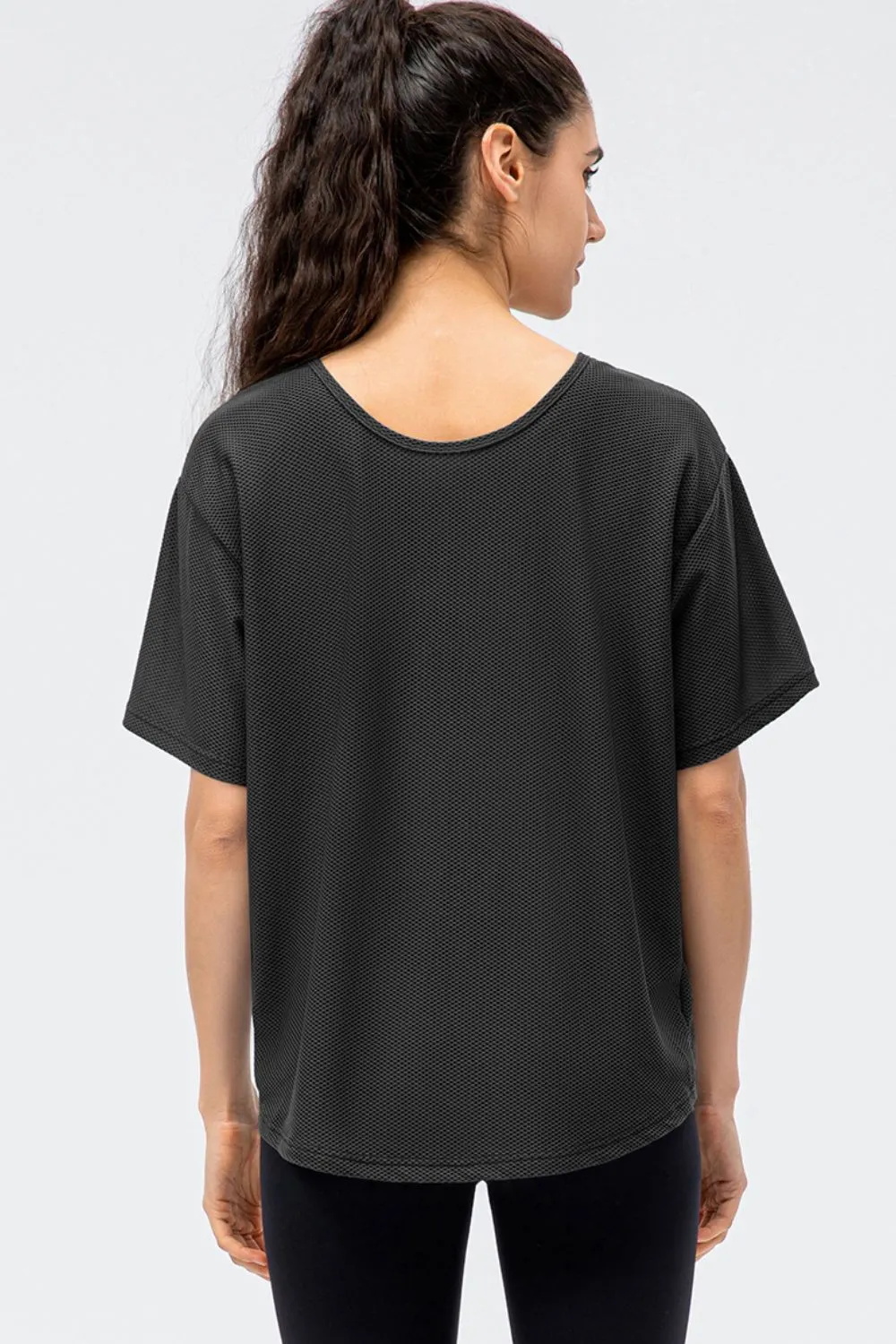 Round Neck Short Sleeve Active Tee, image 6